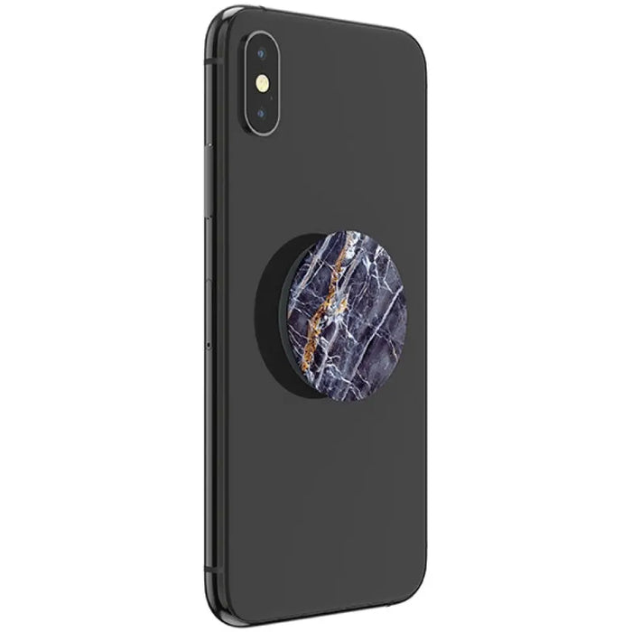 Поставка за телефон Popsockets 2 злато върху тъмен мрамор