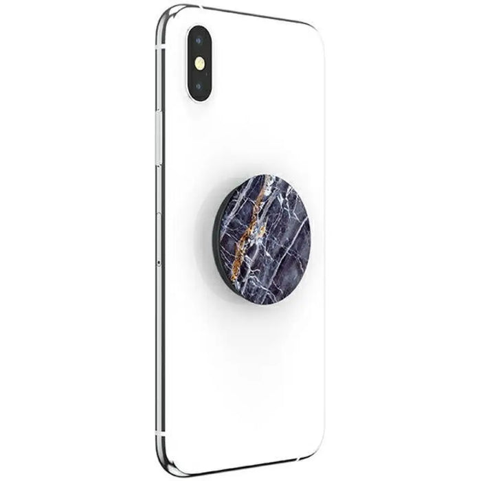 Поставка за телефон Popsockets 2 злато върху тъмен мрамор