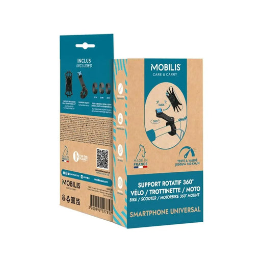 Поставка за телефон за велосипед Mobilis 044026 Черен