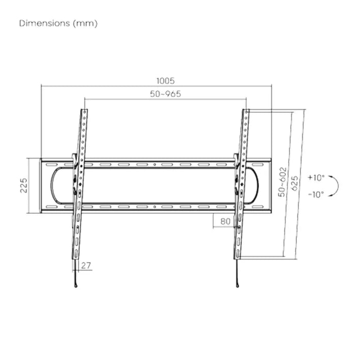 Поставка за телевизор TM Electron 60’’-120’’ 120 kg