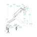 Поставка за телевизор TooQ DB1334TNR-B 13’’ 10 kg