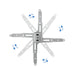 Поставка за телевизор TooQ PJ2012T-S 20kg