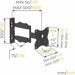 Поставка за телевизор Nanook Full Motion Tilt 43’’ 19’’
