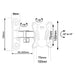Поставка за телевизор MacLean MC 416 32’’ 13’’ 30 Kg