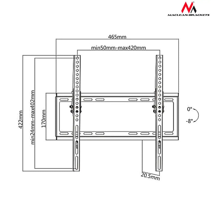 Поставка за телевизор MacLean MC-774 32’’ 55’’ 35 kg