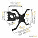 Поставка за телевизор Nanook Wall Mount 55’’ 65’’ 40’’