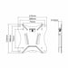 Поставка за телевизор Neomounts NM-W25BLACK 10’’ 30’’ 25 kg