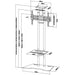 Поставка за телевизор Neomounts PLASMA M1700ES 55’’ 50 kg
