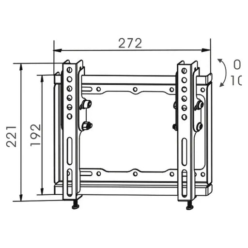 Поставка за телевизор TM Electron 20 kg 17’’-42’’
