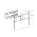 Поставка за телевизор TM Electron 90’’ 70 Kg