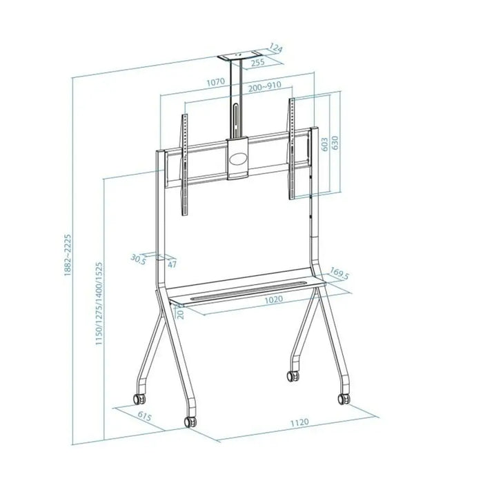 Поставка за телевизор TooQ FS20208M-B 55’’ 100’’ 120 kg