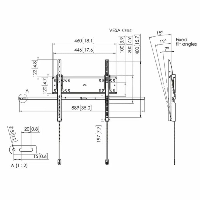 Поставка за телевизор Vogel’s 7047100 55’’ 65’’ 75 Kg