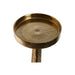 Поставка за свещ Home ESPRIT Златен Алуминий 18,5 X 18,5 X