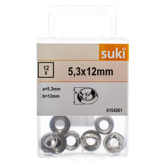 ПОВДИГНАТА ШАЙБА МЕСИНГ 5,3Х12MM SUKI