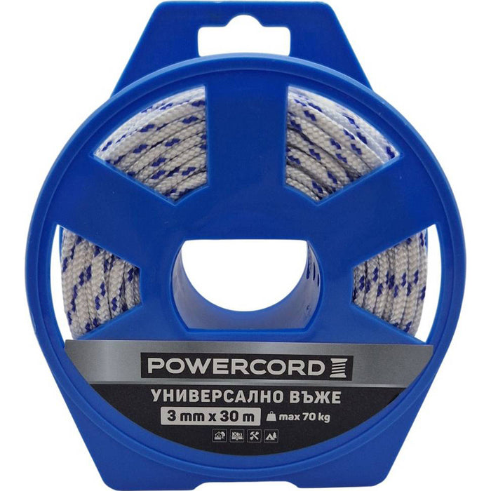 УНИВЕРСАЛНО ВЪЖЕ POWERCORD 3 ММ 30 м БЯЛО
