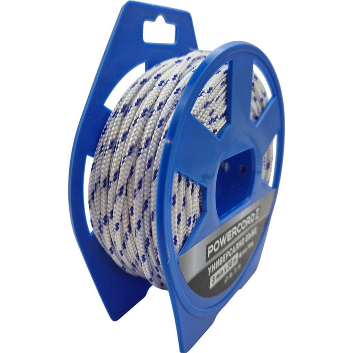 УНИВЕРСАЛНО ВЪЖЕ POWERCORD 3 ММ 30 м БЯЛО