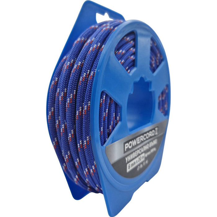 УНИВЕРСАЛНО ВЪЖЕ POWERCORD 6 ММ 20 М СИНЬО