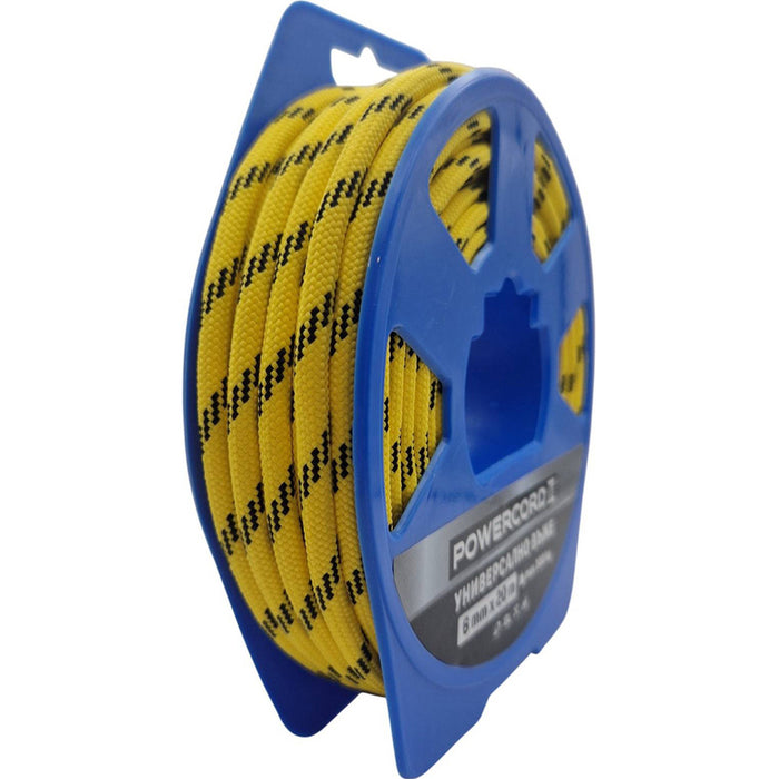 УНИВЕРСАЛНО ВЪЖЕ POWERCORD 6 ММ 20 М ЖЪЛТО
