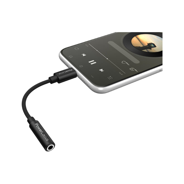 Кабел POWERLOCUS 3.5MM AUX-USB-C