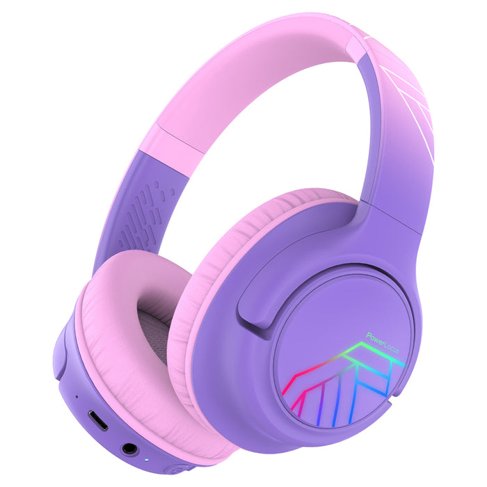 Стерео слушалки POWERLOCUS BOBO KIDS PINK/PUR
