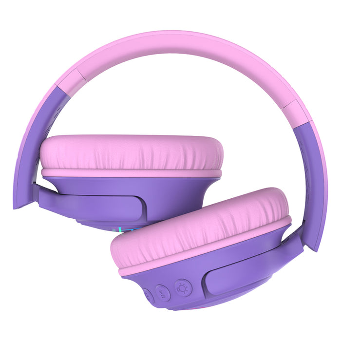 Стерео слушалки POWERLOCUS BOBO KIDS PINK/PUR