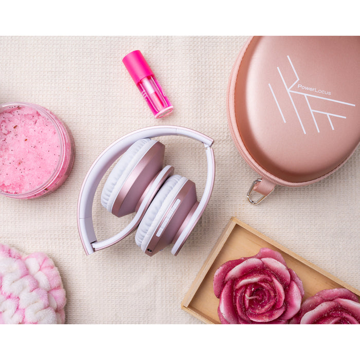 Стерео слушалки POWERLOCUS P2 ROSE GOLD