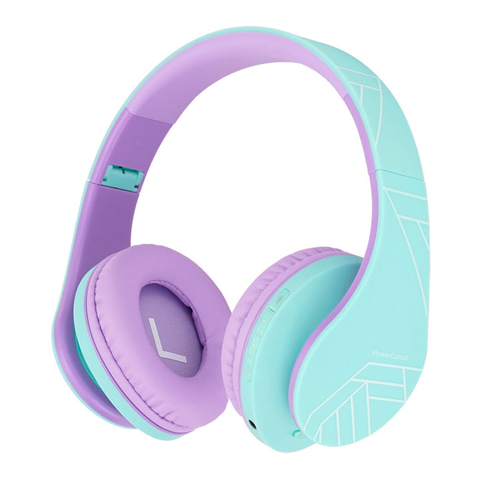 Стерео слушалки POWERLOCUS P2 KIDS TEAL/PURPLE