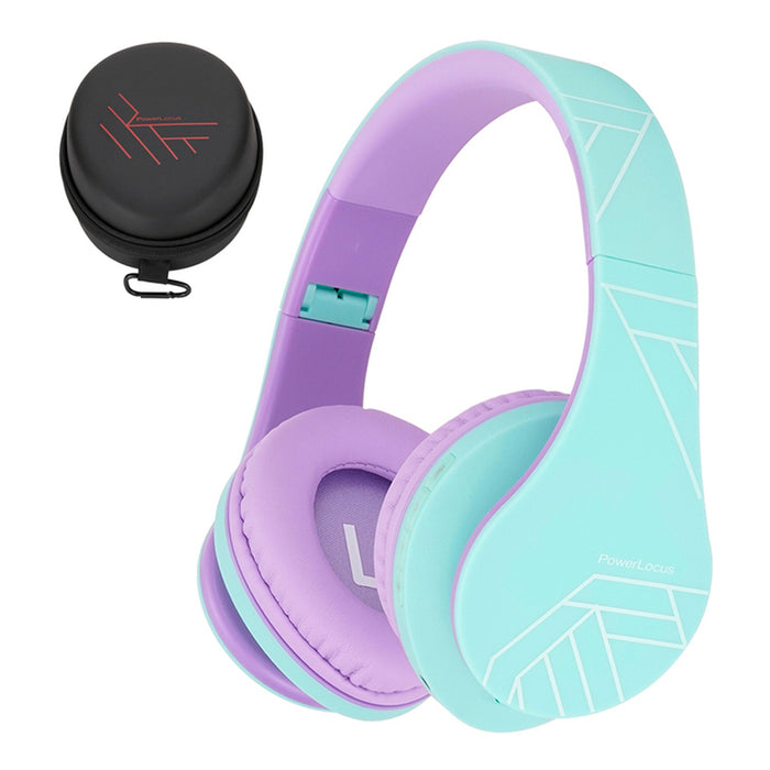 Стерео слушалки POWERLOCUS P2 KIDS TEAL/PURPLE