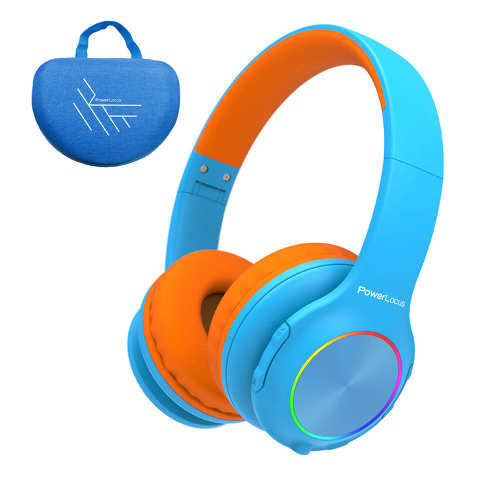 Стерео слушалки POWERLOCUS PLED BLUE/ORANGE
