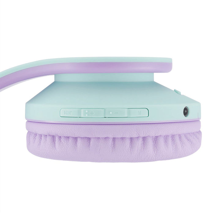 Стерео слушалки POWERLOCUS P2 KIDS CAT PUR/GREE