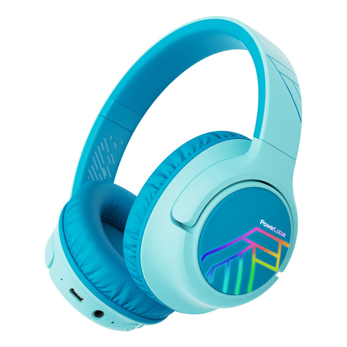 Стерео слушалки POWERLOCUS BOBO KIDS BLUE