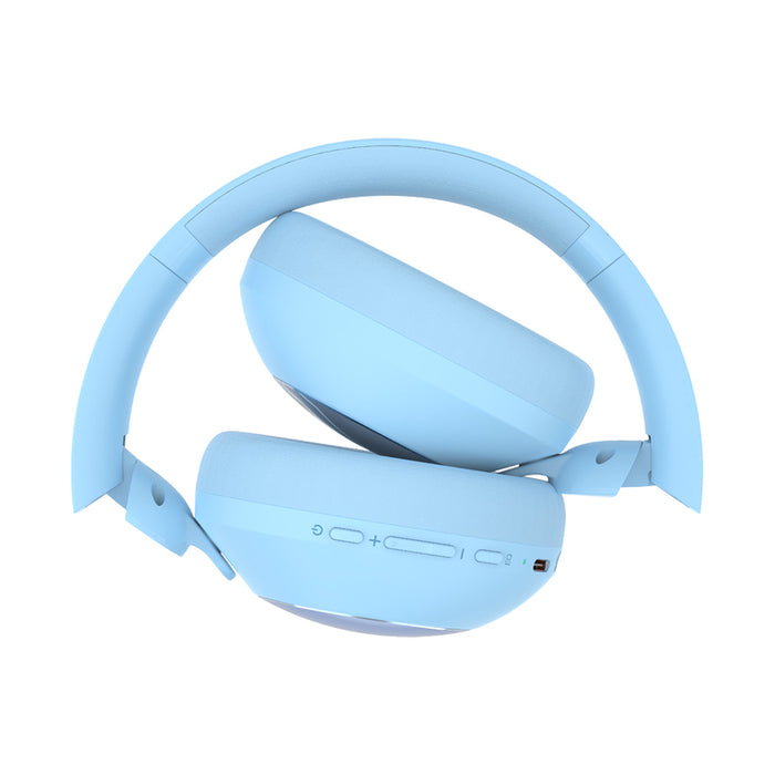 Стерео слушалки POWERLOCUS ORION LIGHT BLUE