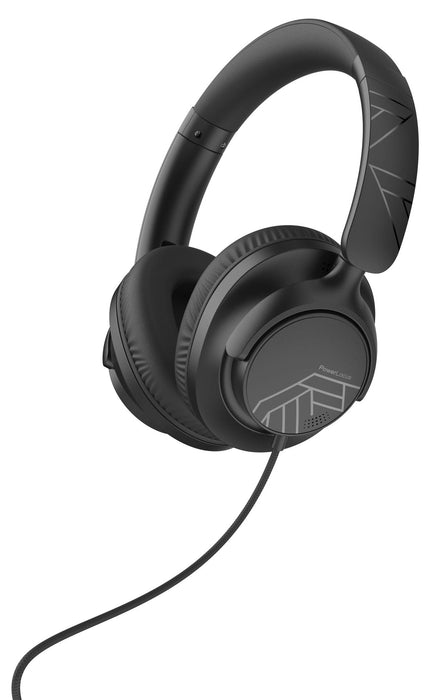 Слушалки с микрофон PowerLocus - PWired, черни