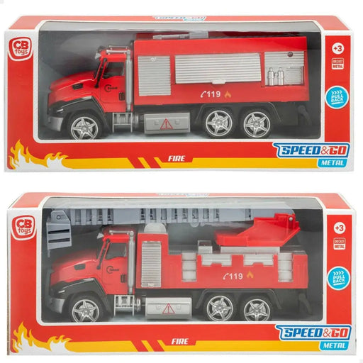 Пожарникарски Камион Speed & Go 21 x 9,5 x 5,5 cm (6 броя)