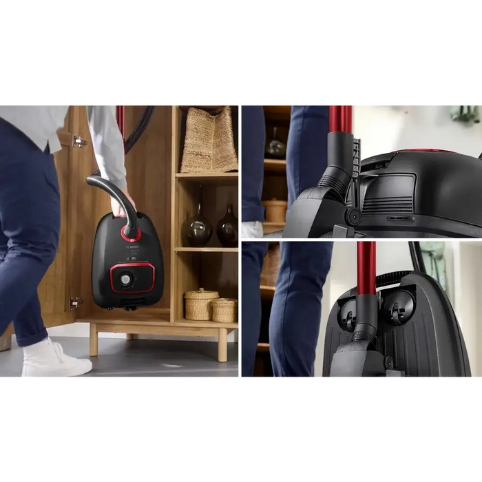 Прахосмукачка с торба Bosch Serie 4 BGB41POW1 850 W черна