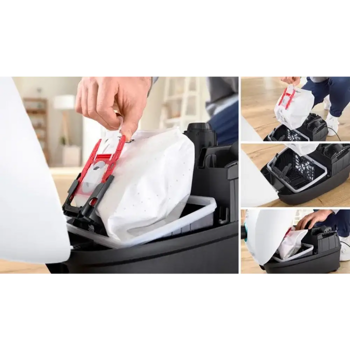 Прахосмукачка с торба Bosch Serie 4 BGB41HYG1H 600 W бяла