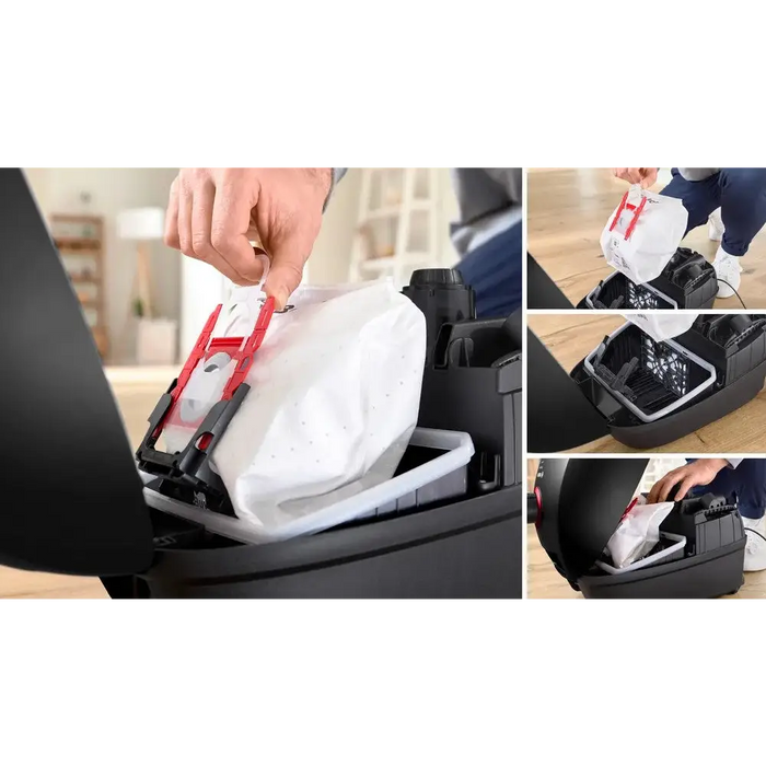 Прахосмукачка с торба Bosch Serie 4 BGB41POW1 850 W черна