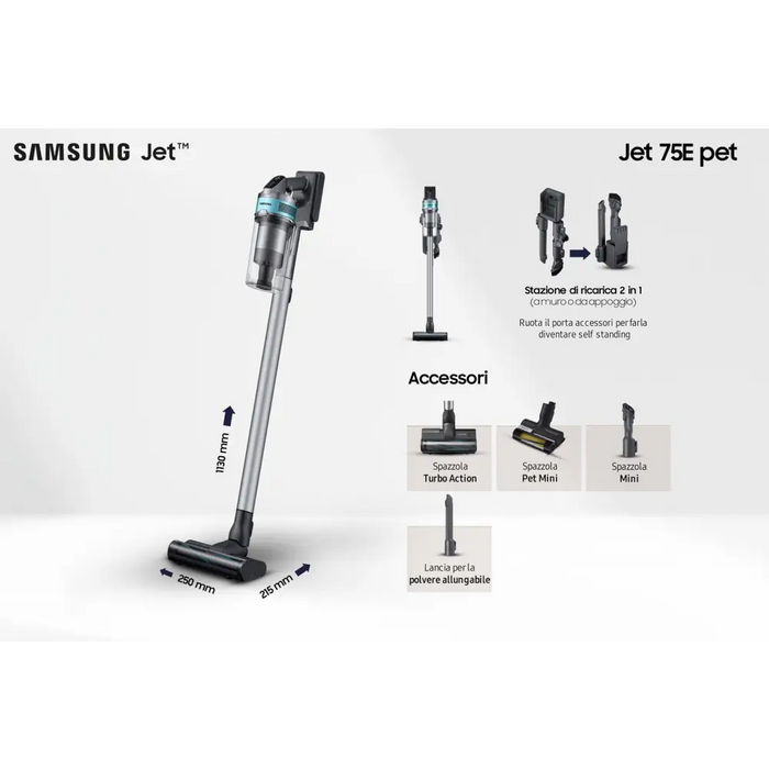 Прахосмукачка Samsung VS20B75AGR1/GE