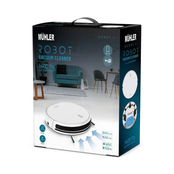 ПРАХОСМУКАЧКА РОБОТ MUHLER BOBBY 1 БЯЛА