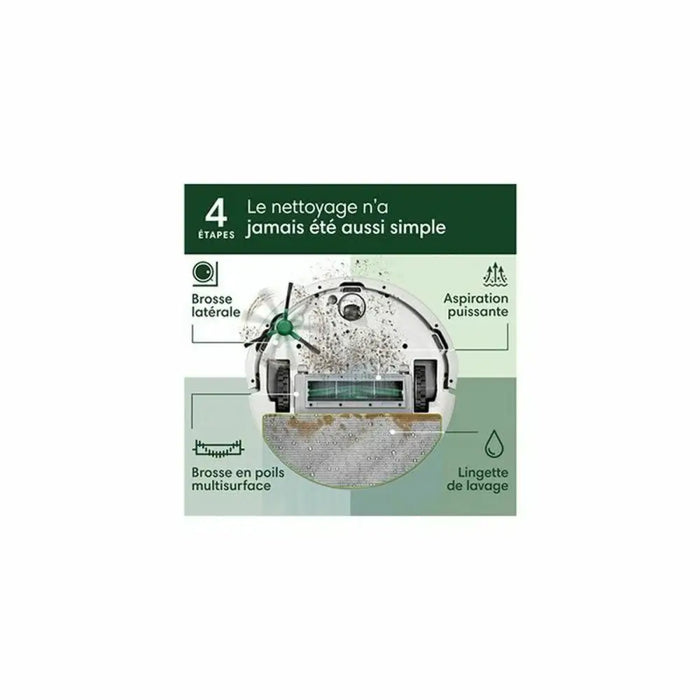 Прахосмукачка робот Roomba 105 COMBO WHITE