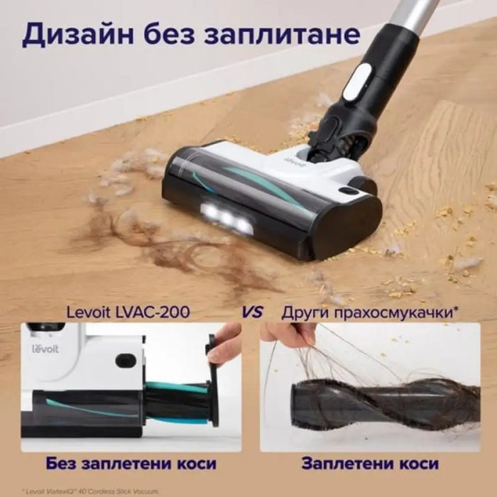 Прахосмукачка с батерия Levoit LVAC-200 бяла