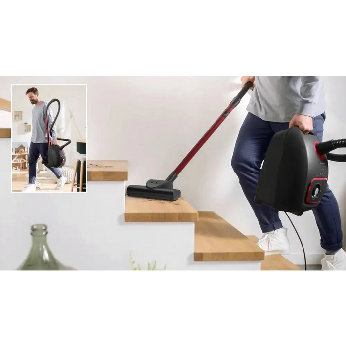 Прахосмукачка с торба Bosch Serie 4 BGB41POW1 850 W черна