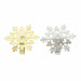 Пръстен за Салфетки DKD Home Decor Комплект Метал Снежинки