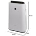 Пречиствател Sharp KCD40EUW 2,5 L 25 W