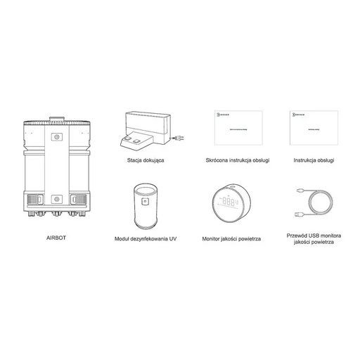 Пречиствател на въздух Ecovacs Airbot Z1 (сив)