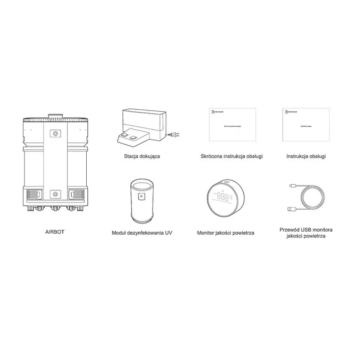 Пречиствател на въздух Ecovacs Airbot Z1 (сив)
