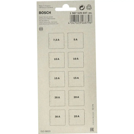 ПРЕДПАЗИТЕЛИ МИКС 10БР BOSCH