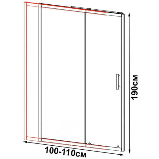 ПРЕГРАДЕН ПАРАВАН 100-110X190 INTER CERAMIC