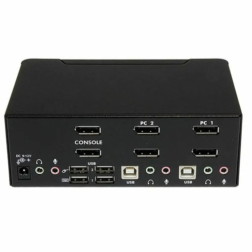 Прекъсвач KVM с 2 порта Startech SV231DPDDUA Черен