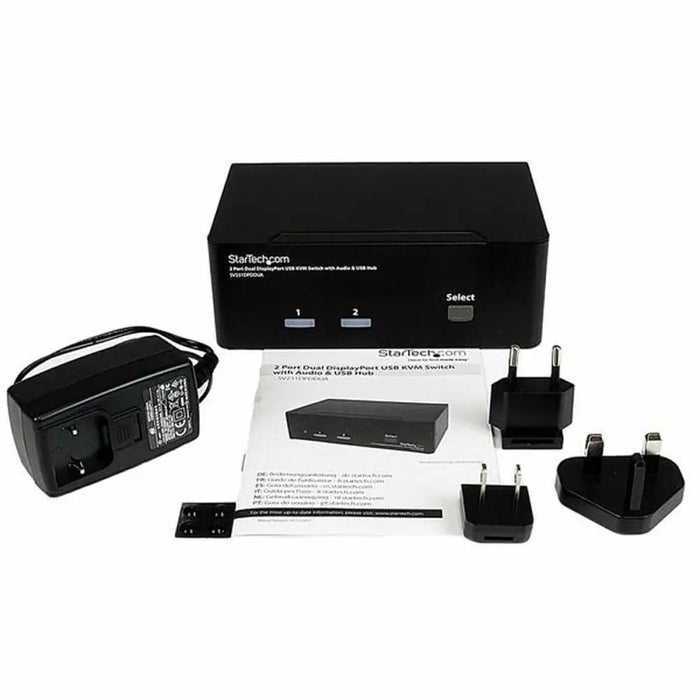 Прекъсвач KVM с 2 порта Startech SV231DPDDUA Черен